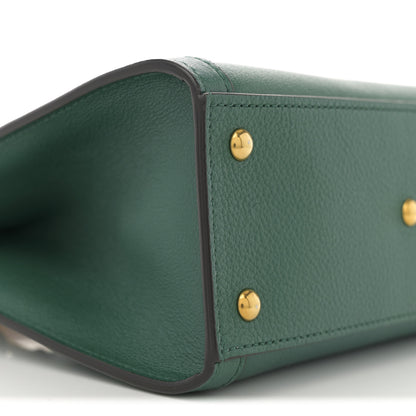 Gucci Wonka Grain Calfskin Mini Diana Tote Bag Green Yellow Fluo 9 of 10