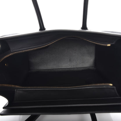 Celine Smooth Calfskin Micro Luggage Black 5 of 9
