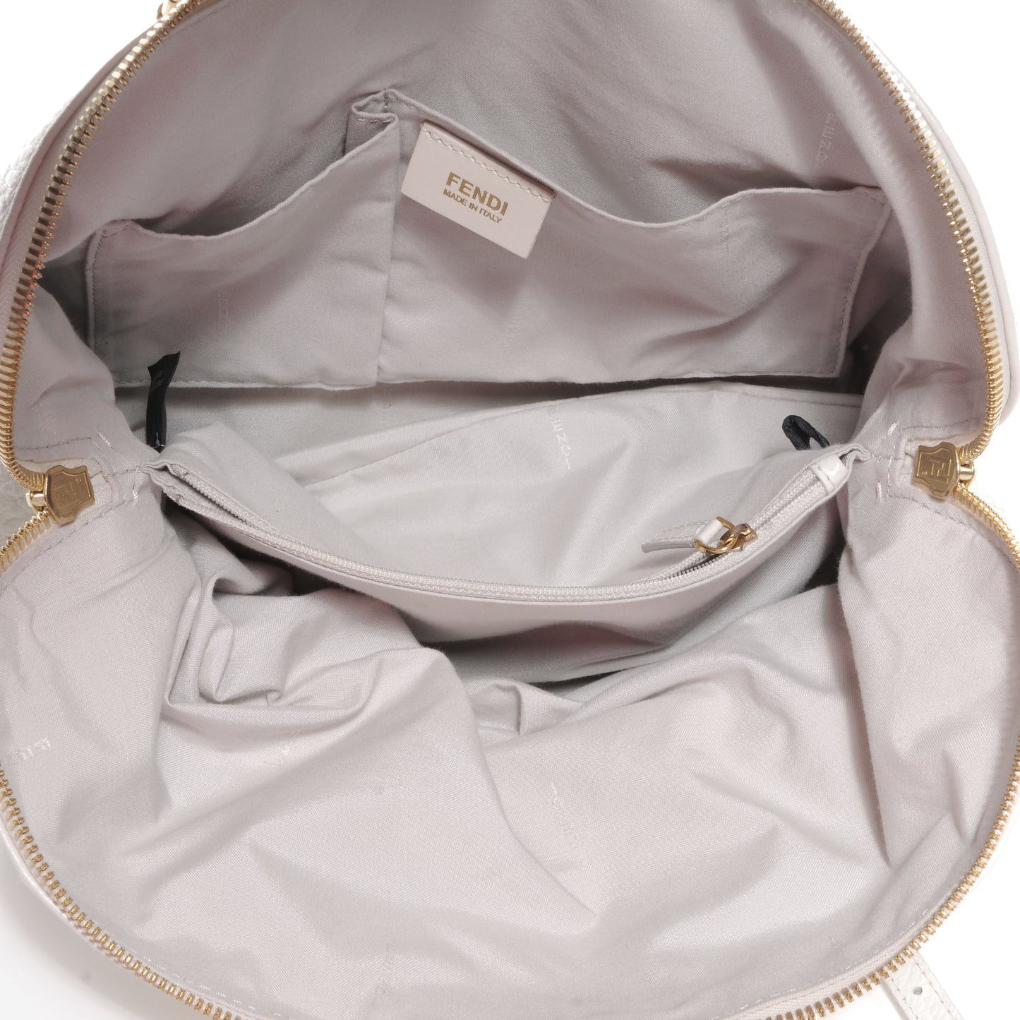 Calfskin Small Chameleon Tote Bianco