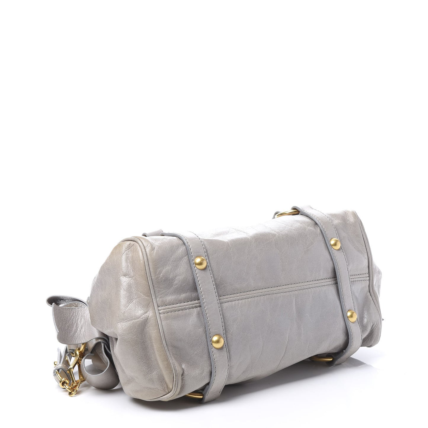 Vitello Lux Mini Bow Bag Grey