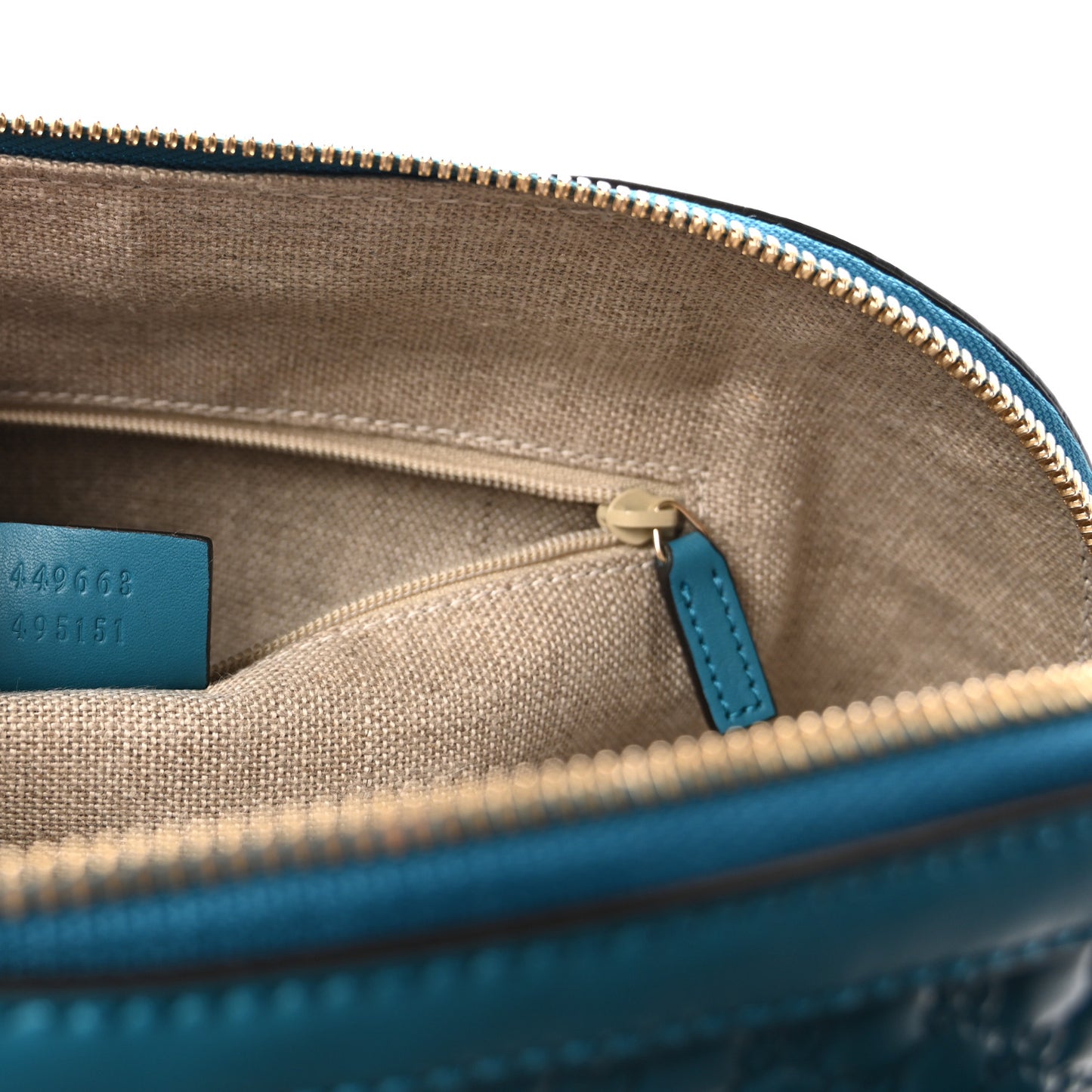 Microguccissima Medium Dome Bag Deep Cobalt