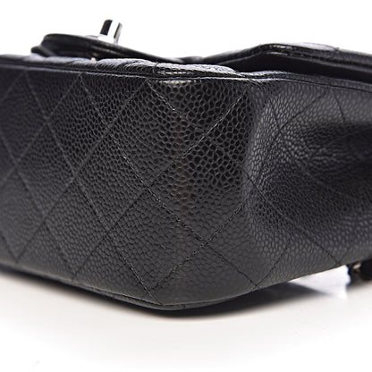 Chanel Caviar Quilted Mini Square Flap Black 9 of 10