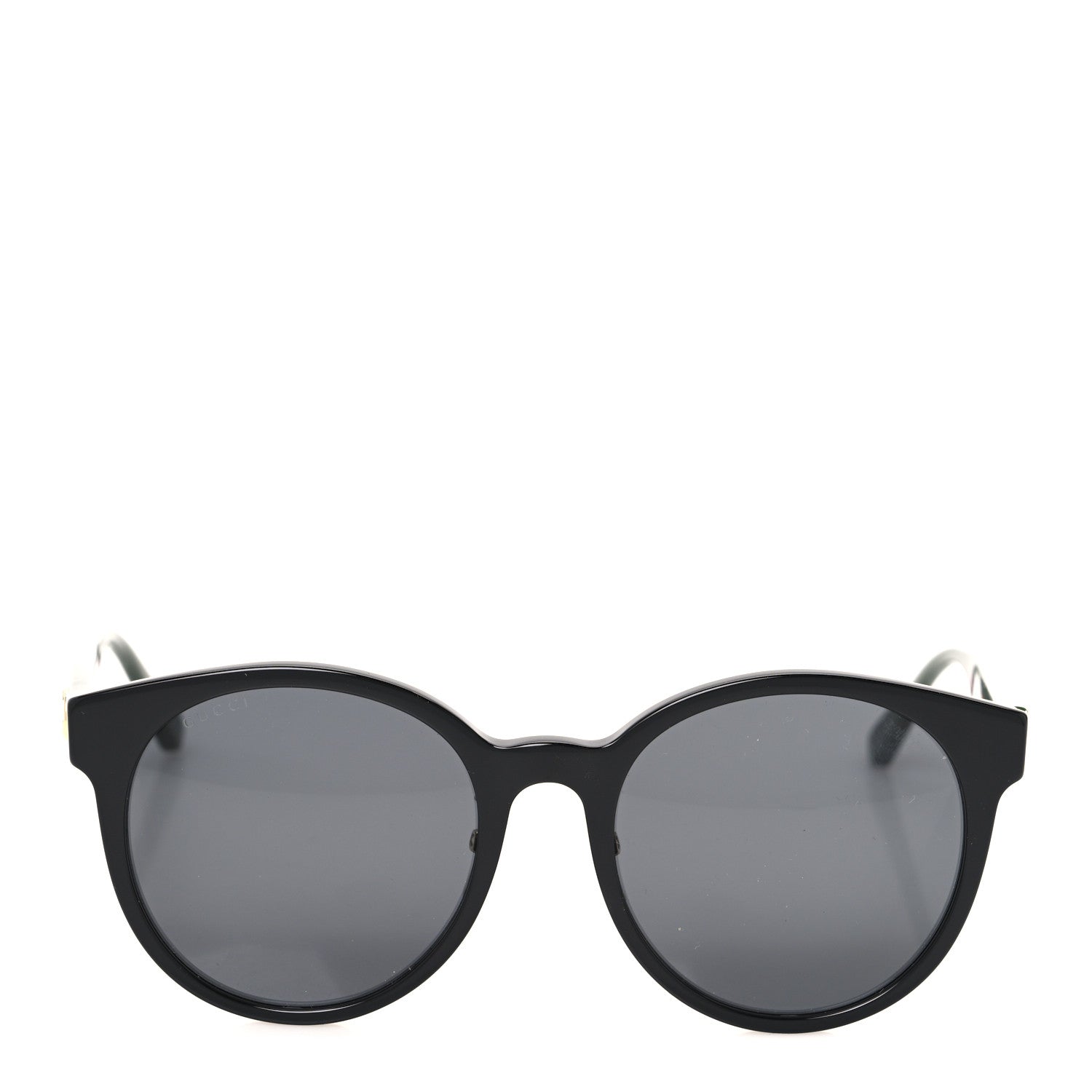Gucci Acetate GG Web Round Eye Sunglasses GG0416SK Black 2 of 8