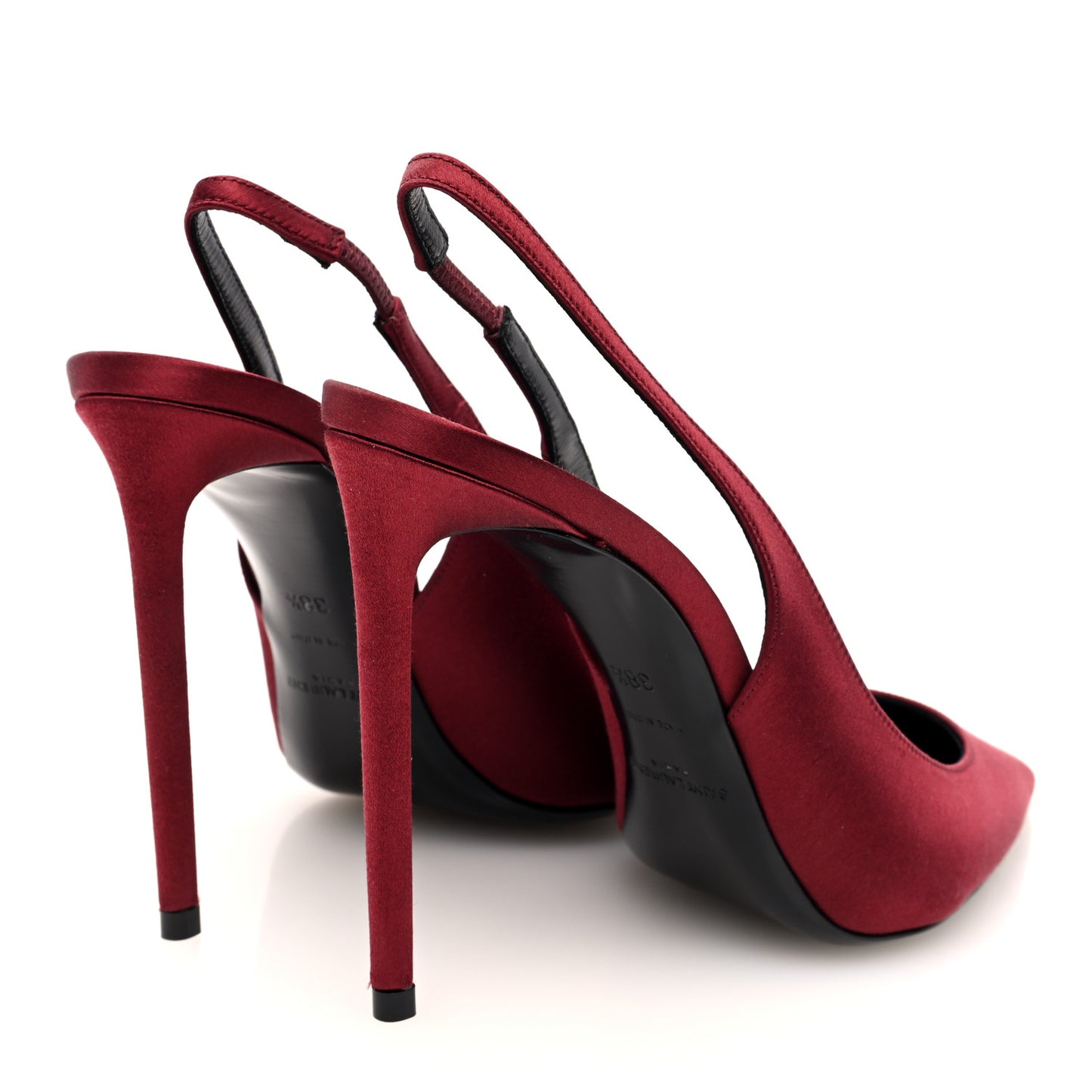 Crepe Satin Zoe 105 Slingback Pump 38.5 Butternut