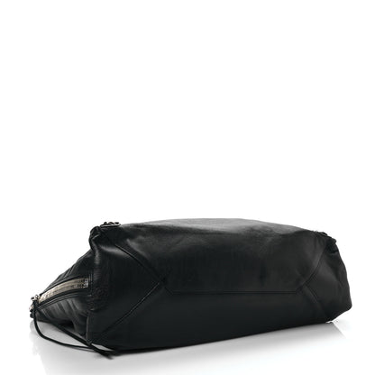 Balenciaga Supple Calfskin Papier A4 Zip Around Tote Black 4 of 9