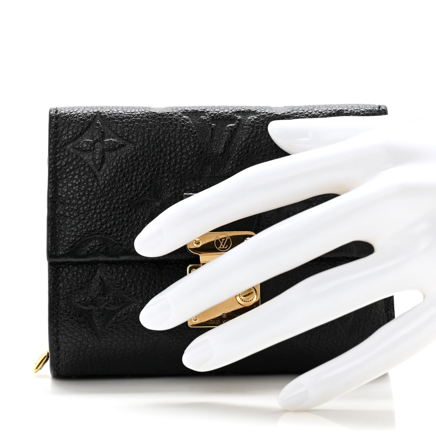 Louis Vuitton Empreinte Metis Compact Wallet Black 2 of 9