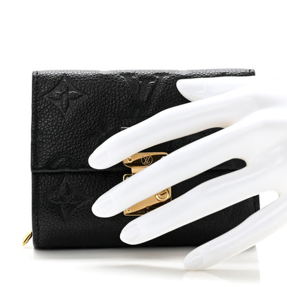 Louis Vuitton Empreinte Metis Compact Wallet Black 2 of 9