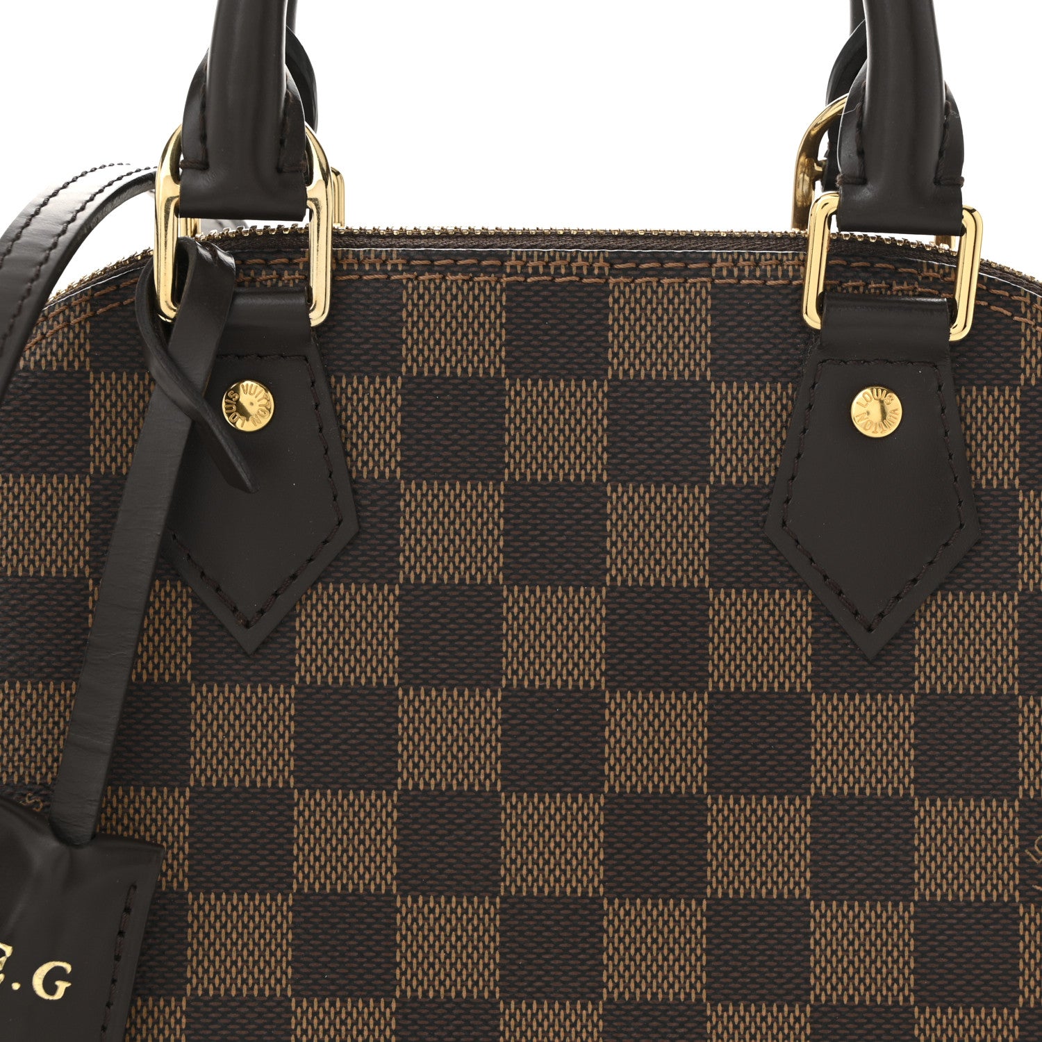 Louis Vuitton Damier Ebene Alma BB 6 of 9