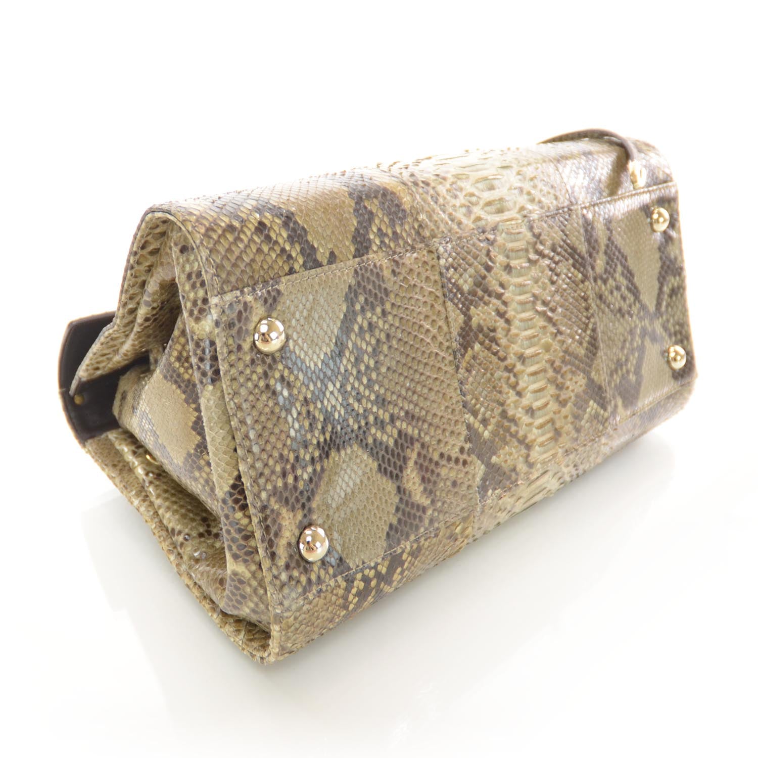 Jimmy Choo Python Large Rosalie Satchel 4 of 7