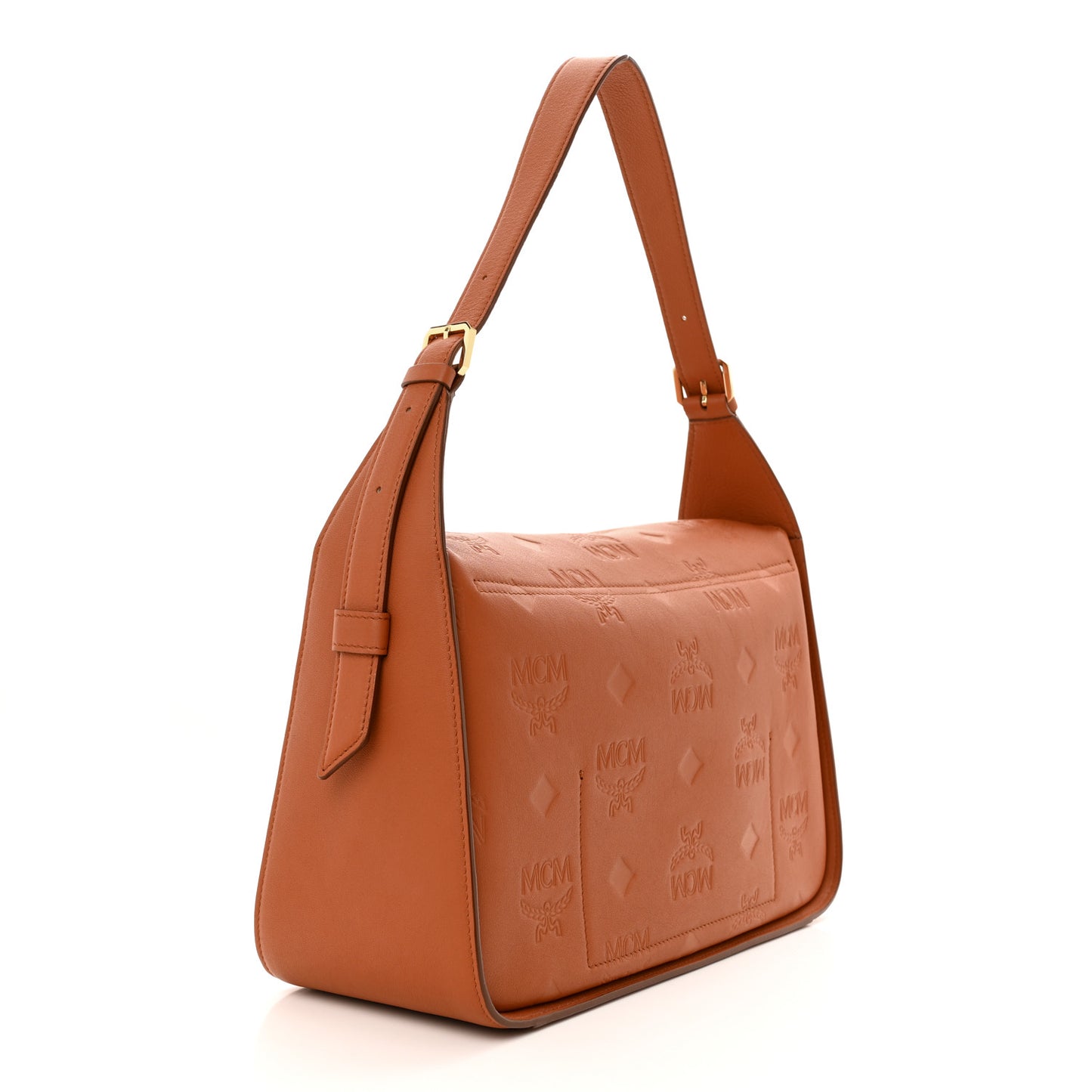 Calfskin Ottomar Medium Aren Flap Hobo Bombay Brown