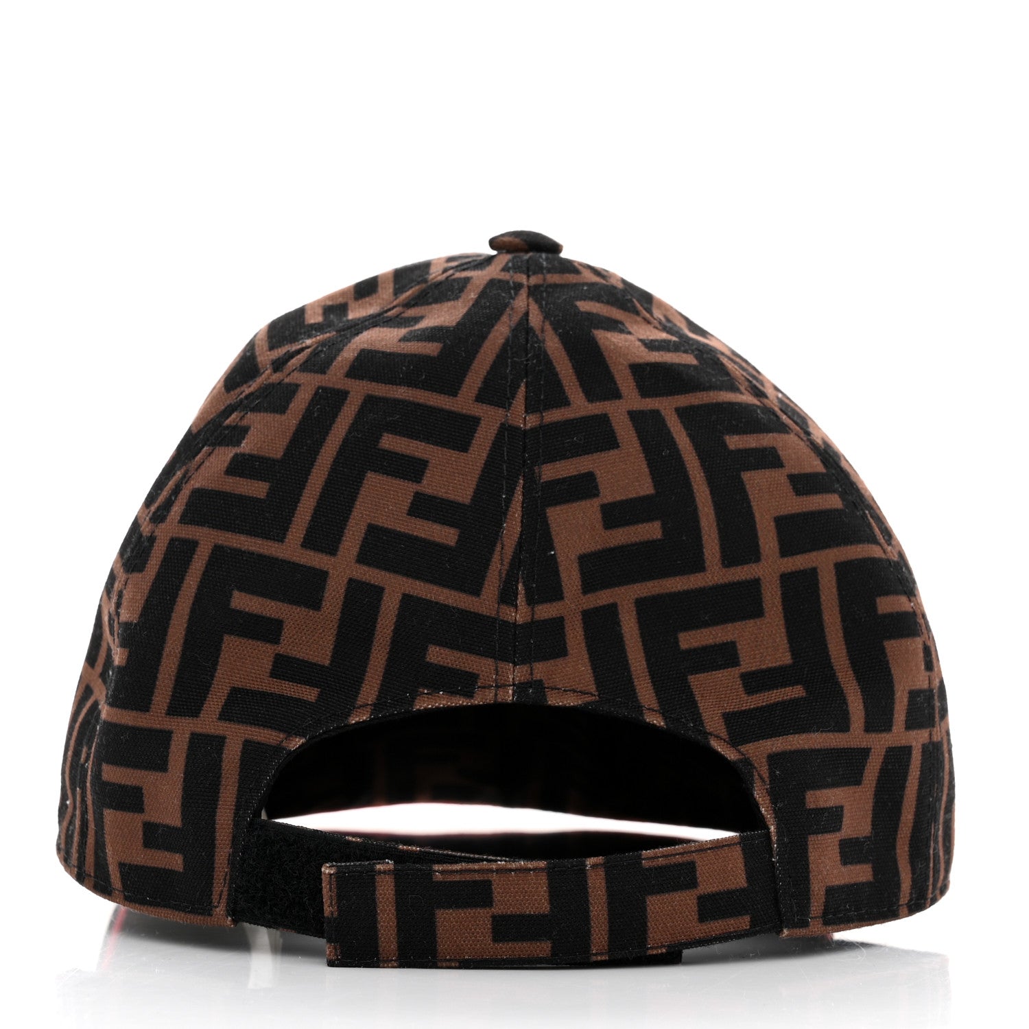 Fendi Canvas FF Reloaded Baseball Hat Tobacco Red 6 of 8