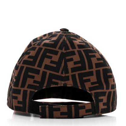 Fendi Canvas FF Reloaded Baseball Hat Tobacco Red 6 of 8