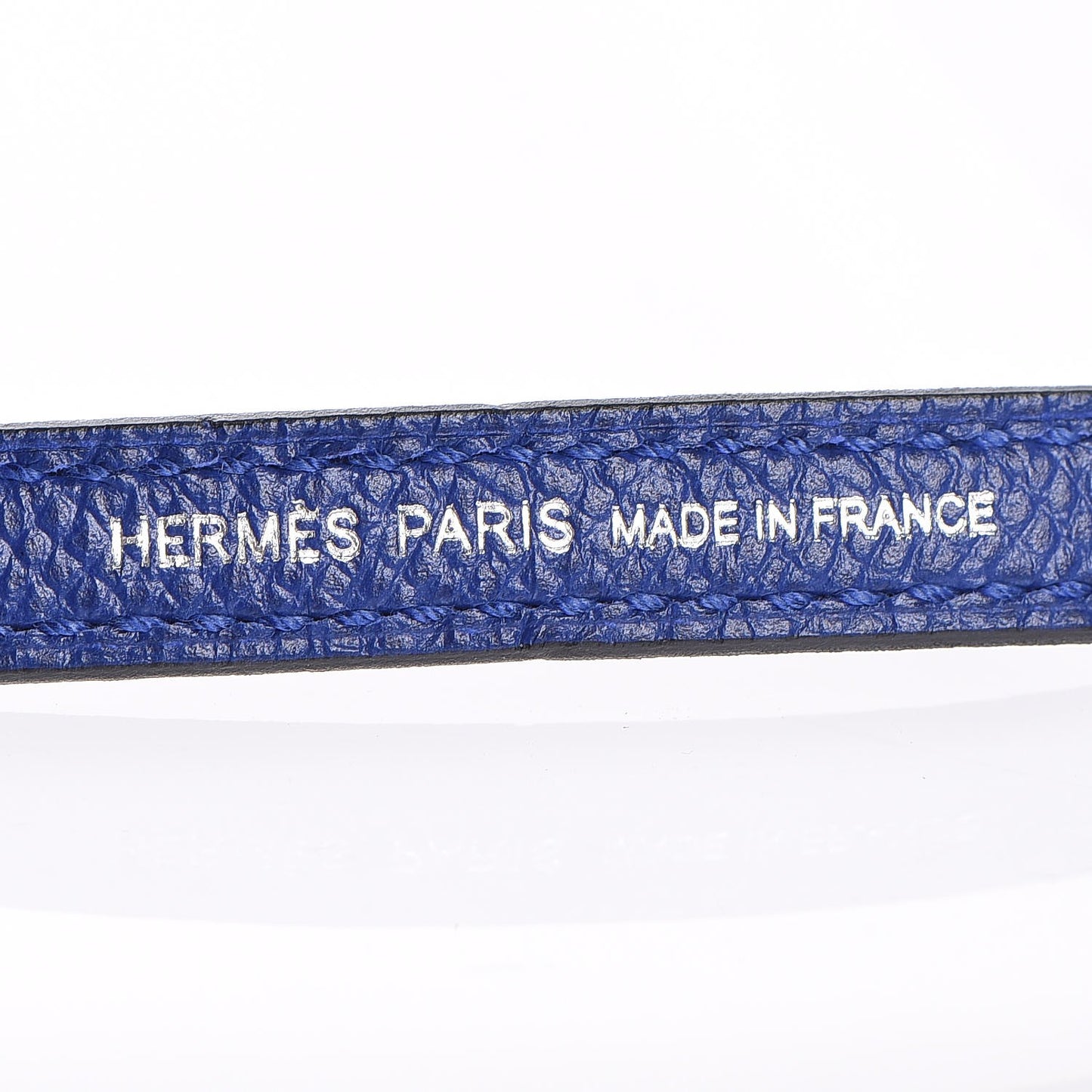 Epsom Mini Kelly Sellier 20 Bleu Electrique
