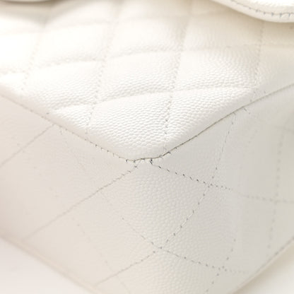 Chanel Caviar Quilted Small Double Flap White 10 of 16