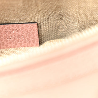 Gucci Dollar Calfskin Small GG Charm Dome Bag Soft Pink 7 of 11