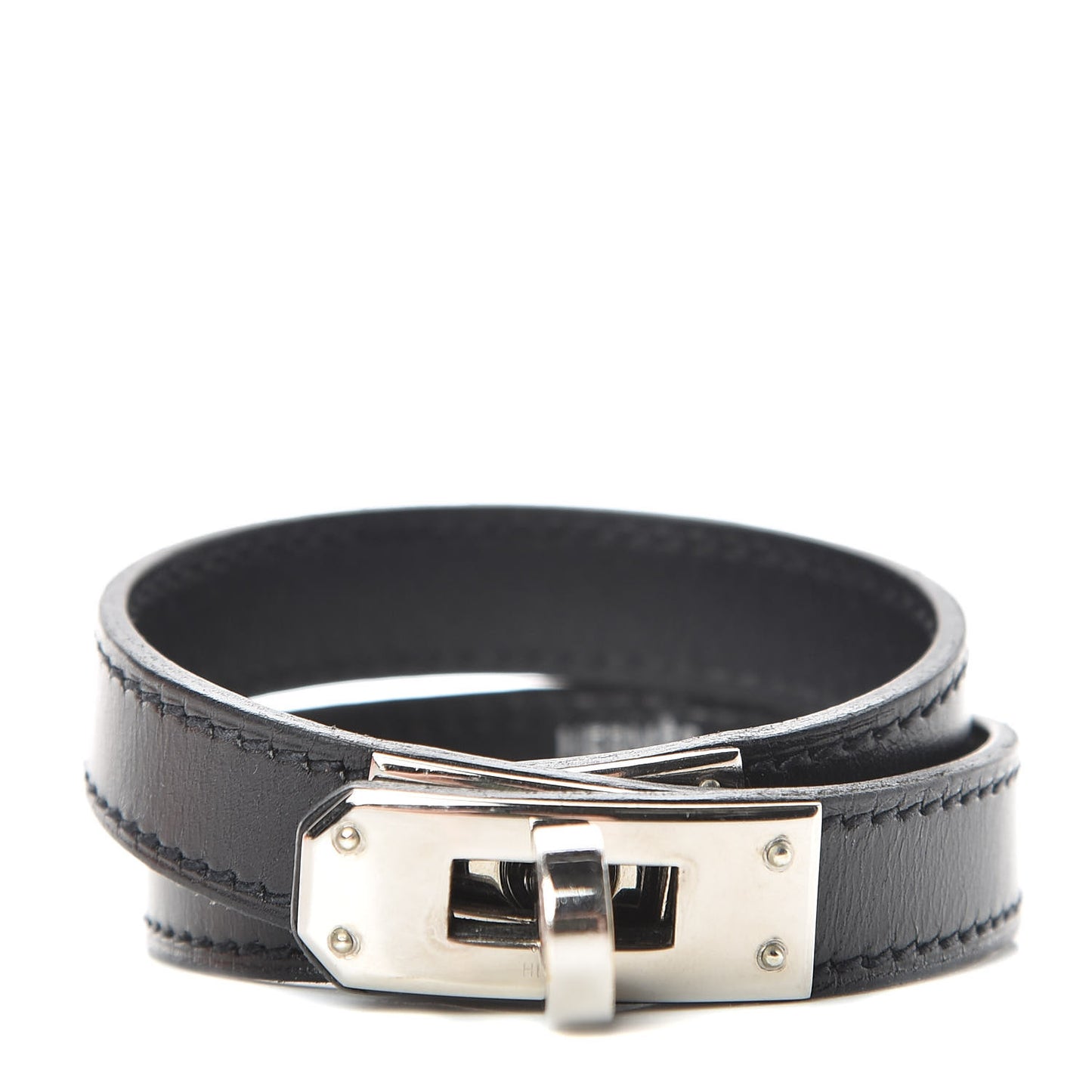 Box Kelly Double Tour Bracelet S Black