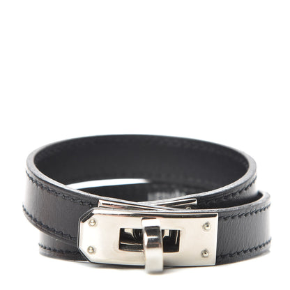 Hermes Box Kelly Double Tour Bracelet S Black 1 of 6