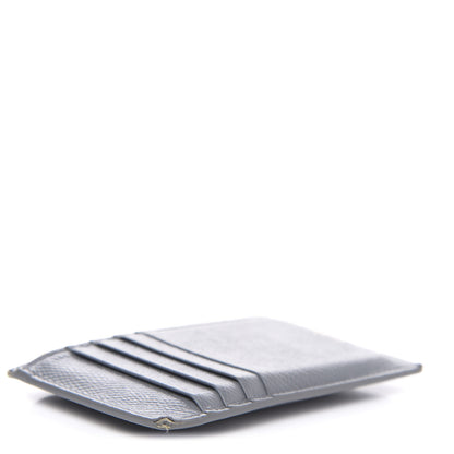 Celine Grained Calfskin Zipped Card Holder Medium Grey 4 of 10