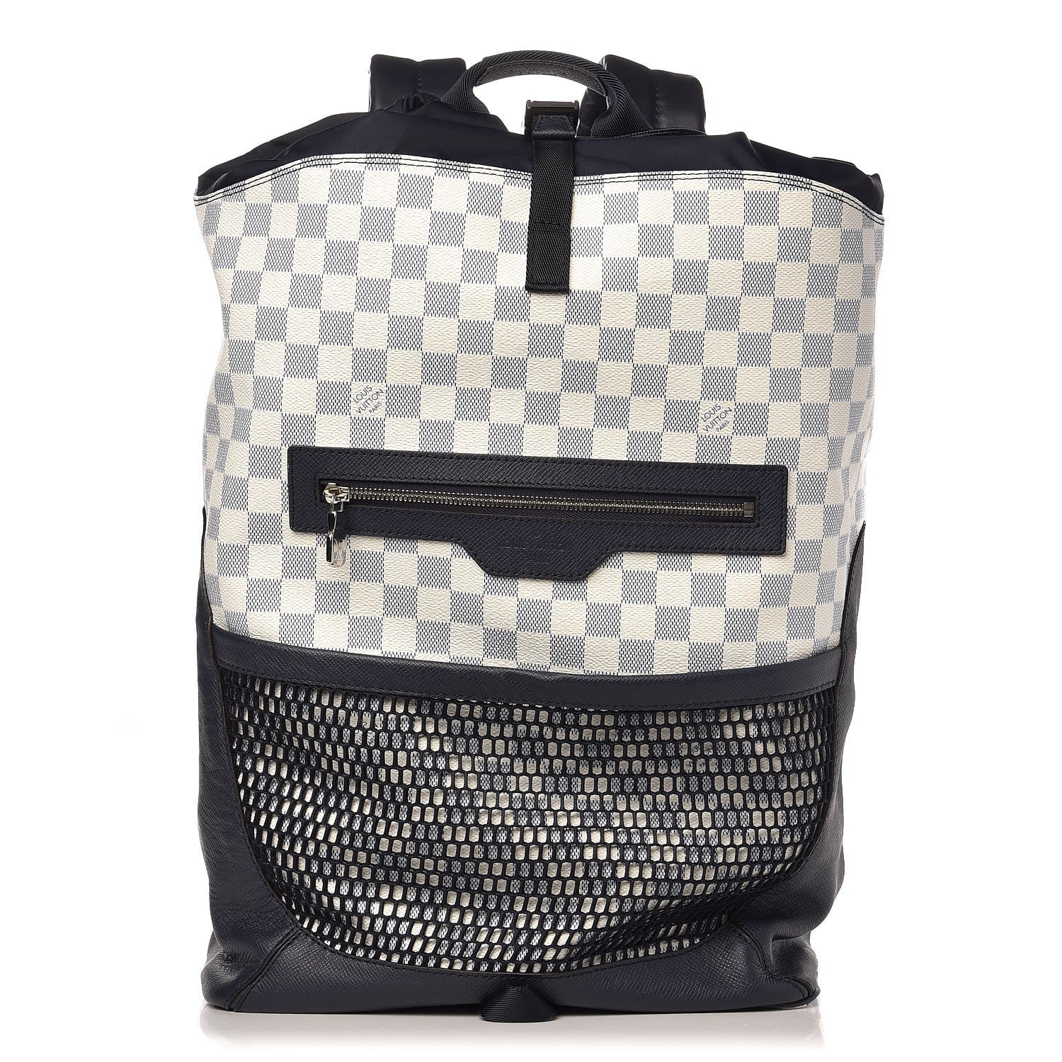 Louis Vuitton Damier Coastline Azur Matchpoint Backpack Black 1 of 7
