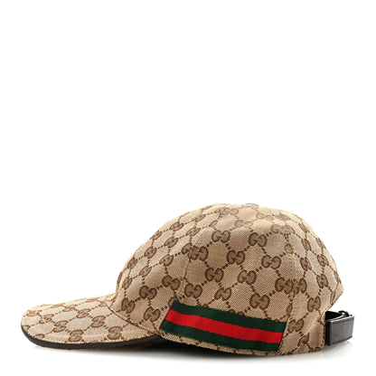 Gucci Monogram Web Baseball Hat XL Beige Cocoa 4 of 8