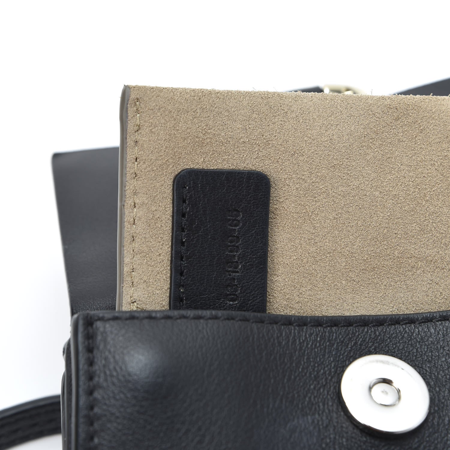 Chloe Suede Calfskin Mini Faye Bracelet Bag Black 10 of 11