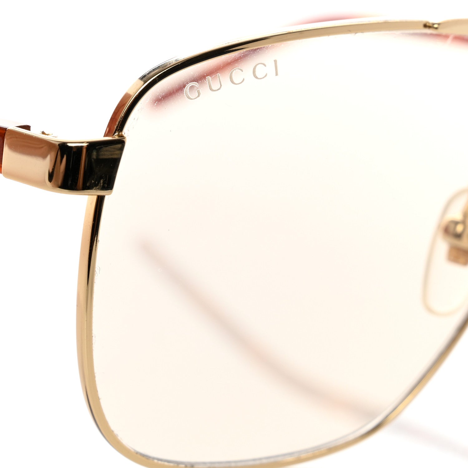 Gucci Aviator Sunglasses GG1164S Gold 7 of 7