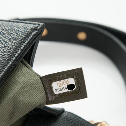 Chanel Caviar Quilted Medium Boy Flap Black 7 of 7