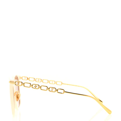 Louis Vuitton Acetate Metal My LV Two Chain Square Z2469U Sunglasses Cream 3 of 6