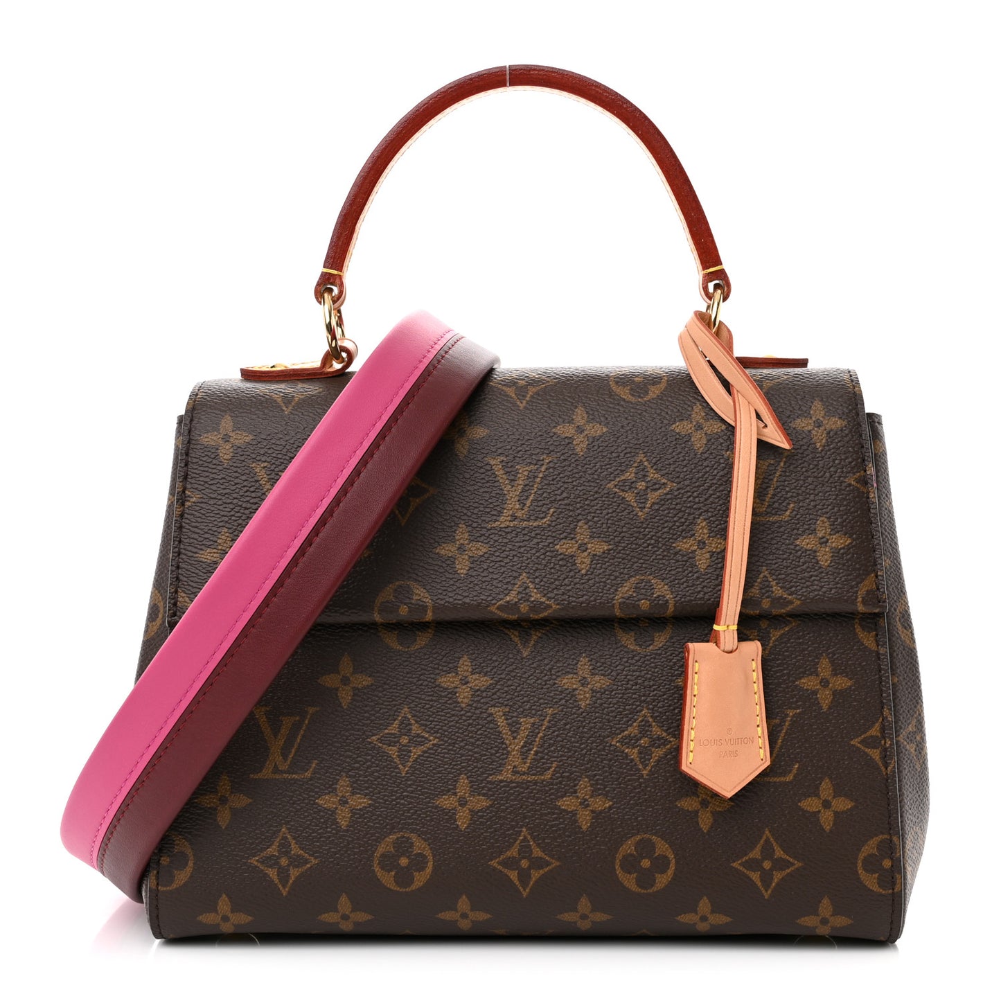 Monogram Cluny BB Bordeaux Fuchsia