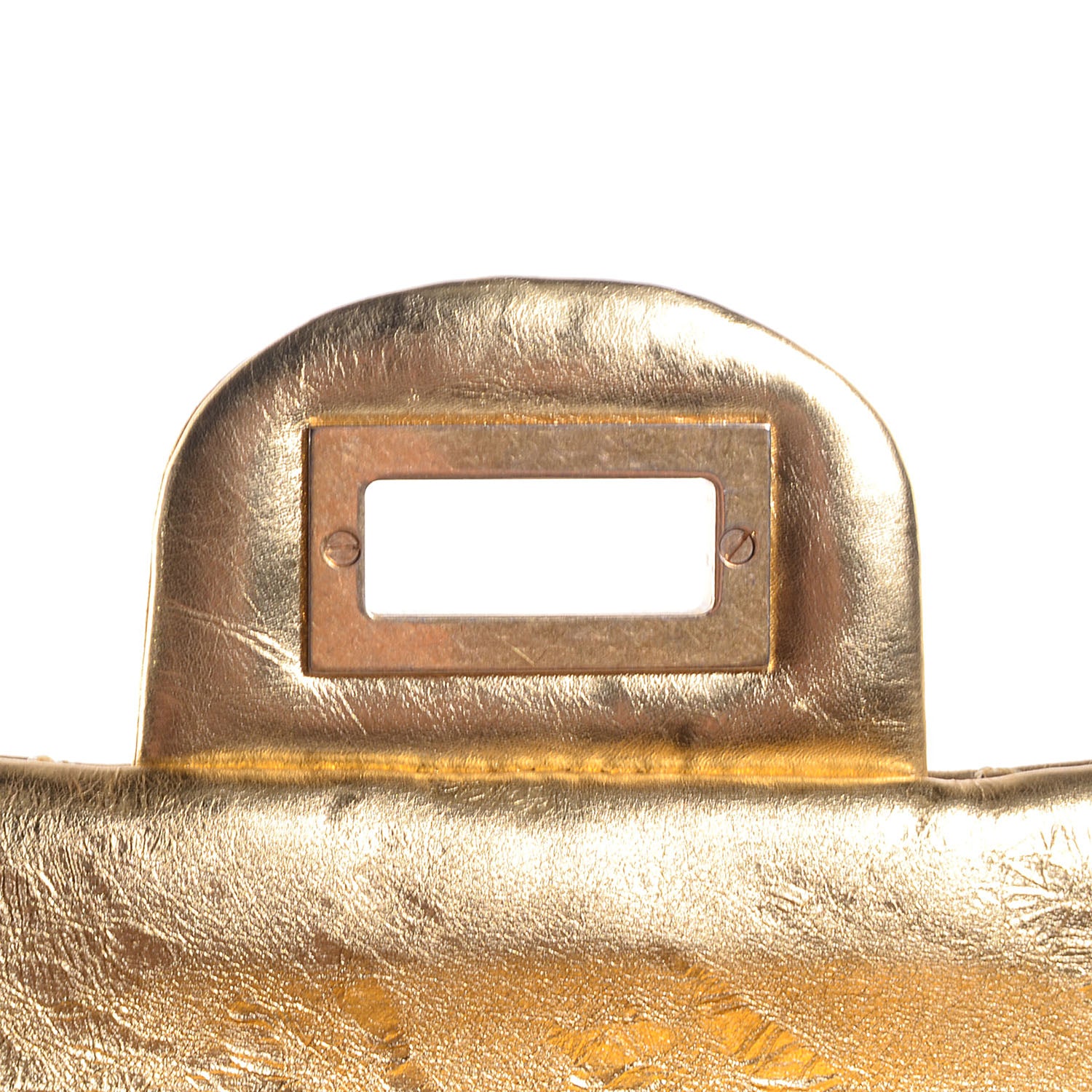 Chanel Calfskin 2.55 Reissue 227 Flap Metallic Gold 8 of 9