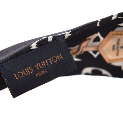 Louis Vuitton Silk Monogram Confidential Bandeau Black 4 of 6