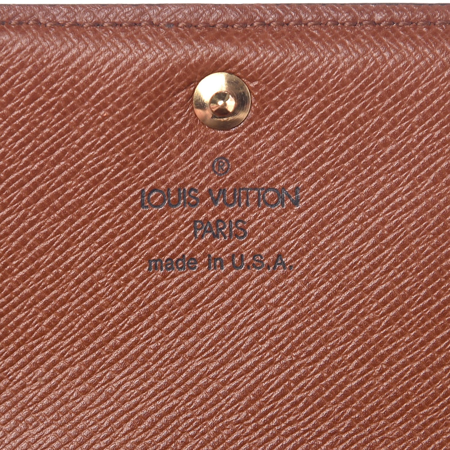 Louis Vuitton Monogram Porte-Monnaie Tresor Wallet 6 of 8