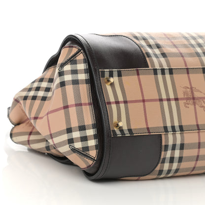 Burberry Haymarket Check Small Gladstone Chocolate 10 of 13