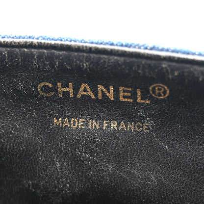 Chanel Denim Quilted Small Flap  Blue 6 of 16