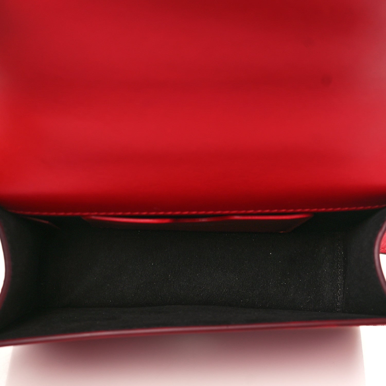 Alexander McQueen Calfskin Sculptural Knuckle Crossbody Red 5 of 9