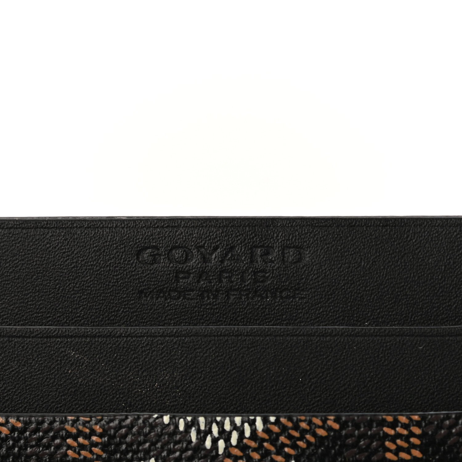 Goyard Goyardine Saint Sulpice Card Holder Black 4 of 5