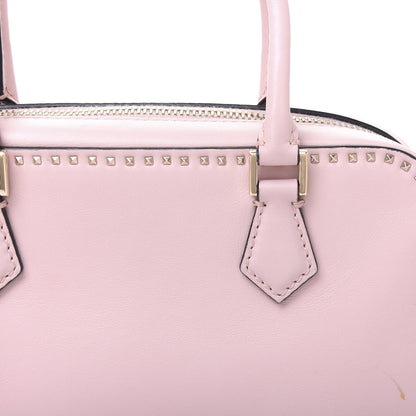 Valentino Garavani Vitello Micro Rockstud Convertible Satchel Water Rose 6 of 9