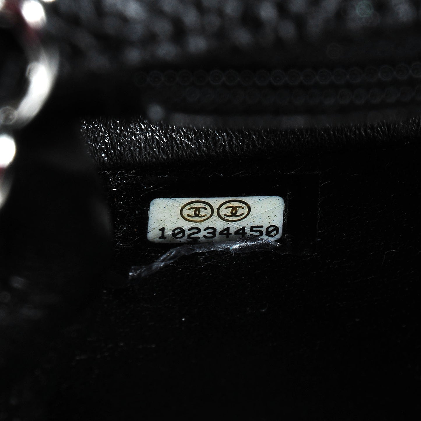 Caviar Quilted Mini Square Flap Bag Black
