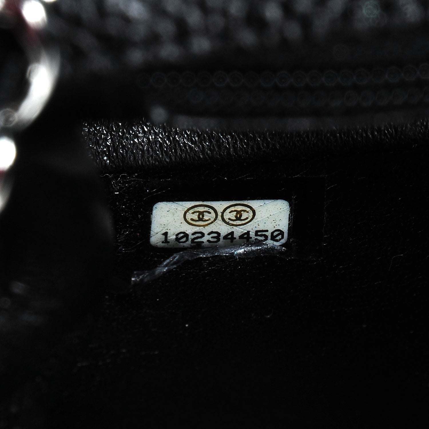 Chanel Caviar Quilted Mini Square Flap Bag Black 9 of 9