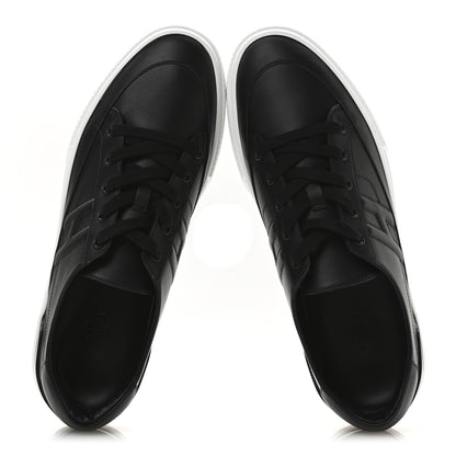 Hermes Calfskin Mens Deep Sneakers 44 Black 2 of 8