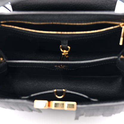 Louis Vuitton Hanami Taurillon Capucines BB Black Multicolor 5 of 9