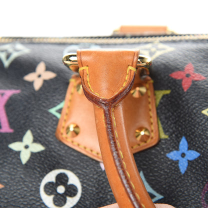 Louis Vuitton Monogram Multicolor Speedy 30 Black 18 of 20