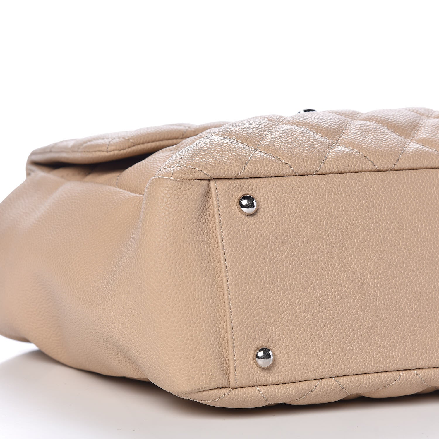 Chanel Caviar Quilted Easy Zip Tote Beige 10 of 11