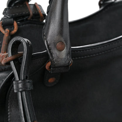 Balenciaga Used Calfskin Rust Hardware Mini Neo Classic City Black 14 of 15