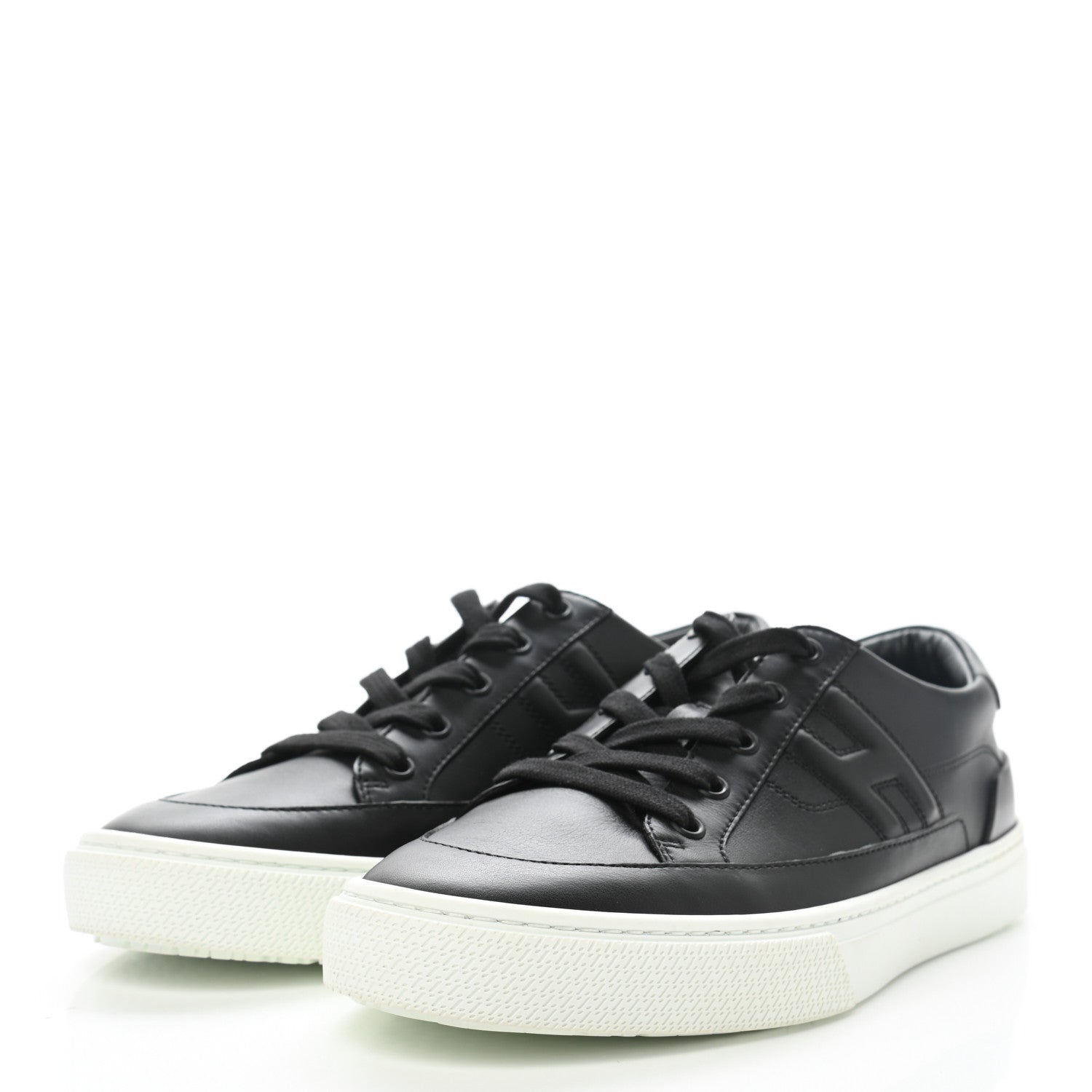 Hermes Calfskin Deep Sneakers 40 Black 3 of 9