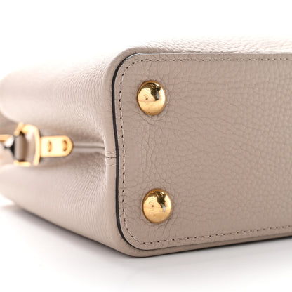 Louis Vuitton Taurillon Capucines BB Galet 9 of 10