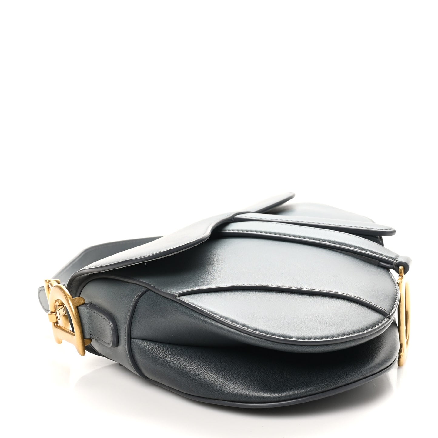 Calfskin Saddle Bag Gris
