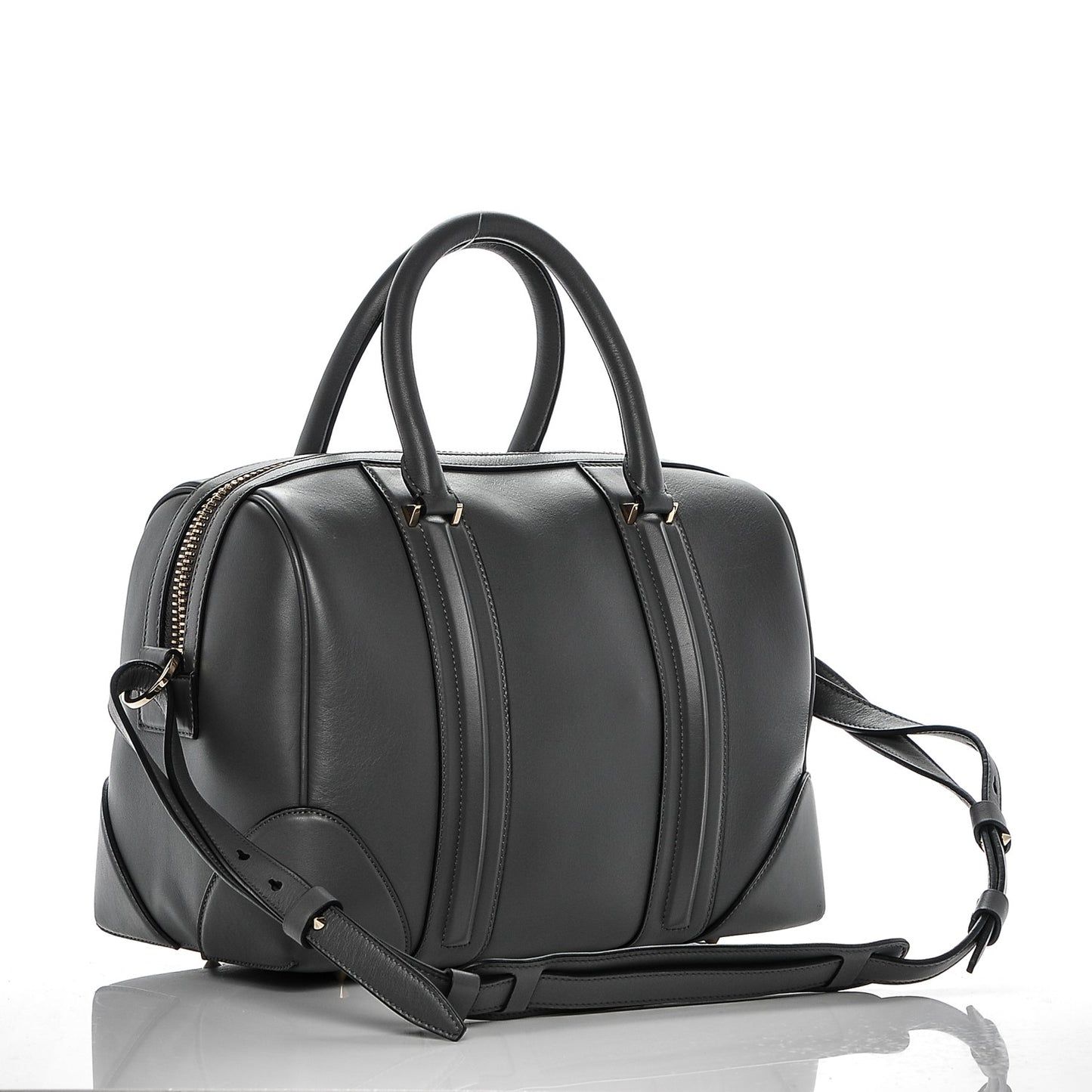 Lambskin Medium Lucrezia Elephant Grey