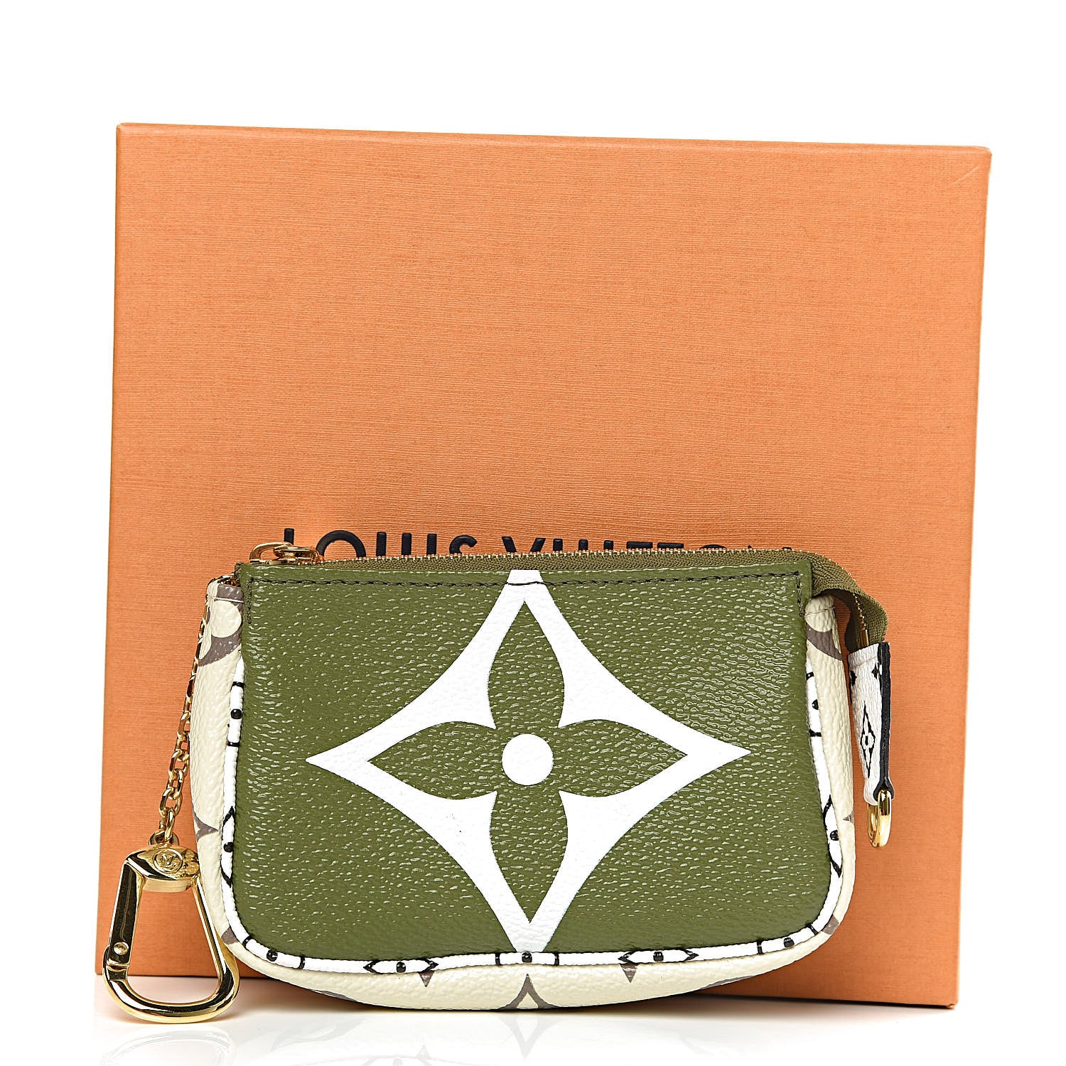 Louis Vuitton Monogram Giant Micro Pochette Accessories Kaki White 8 of 8