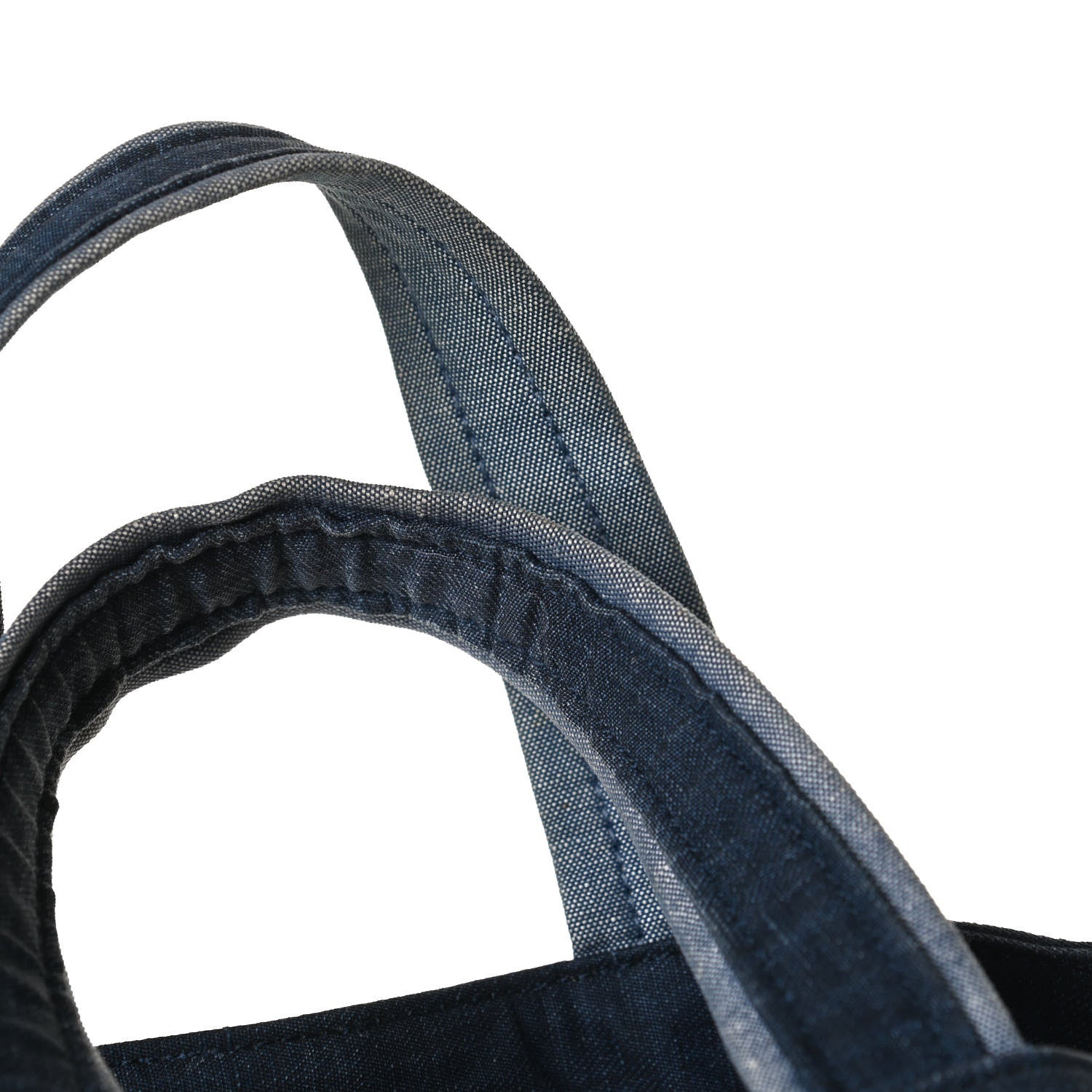 Chanel Denim Medallion Quilted Drawstring Bag Blue 14 of 14